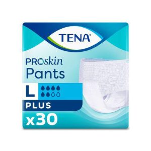 TENA Pants ProSkin Plus L (100-135 cm) majtki chłonne 30 sztuk