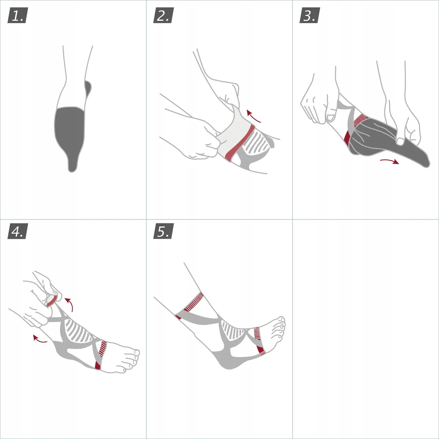 Stabilizator stawu skokowego z kompresją medyczną Actimove PL TaloMotion Ankle Support - obrazek 3