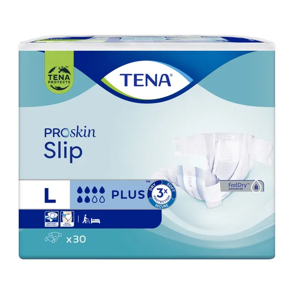 TENA Slip ProSkin Plus L pieluchomajtki 30 sztuk