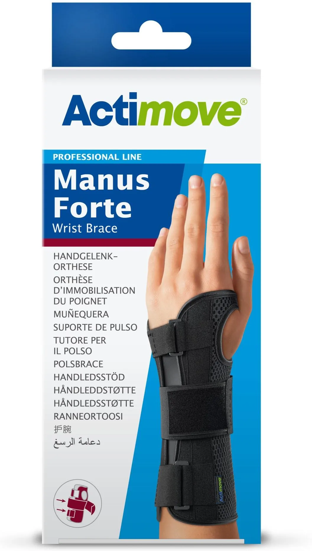 Orteza nadgarstka Actimove PL Manus Forte