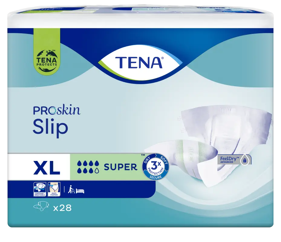 TENA Slip ProSkin Super XL pieluchomajtki 28 sztuk