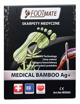 SKARPETY MEDICAL BAMBOO AG+ - obrazek 2